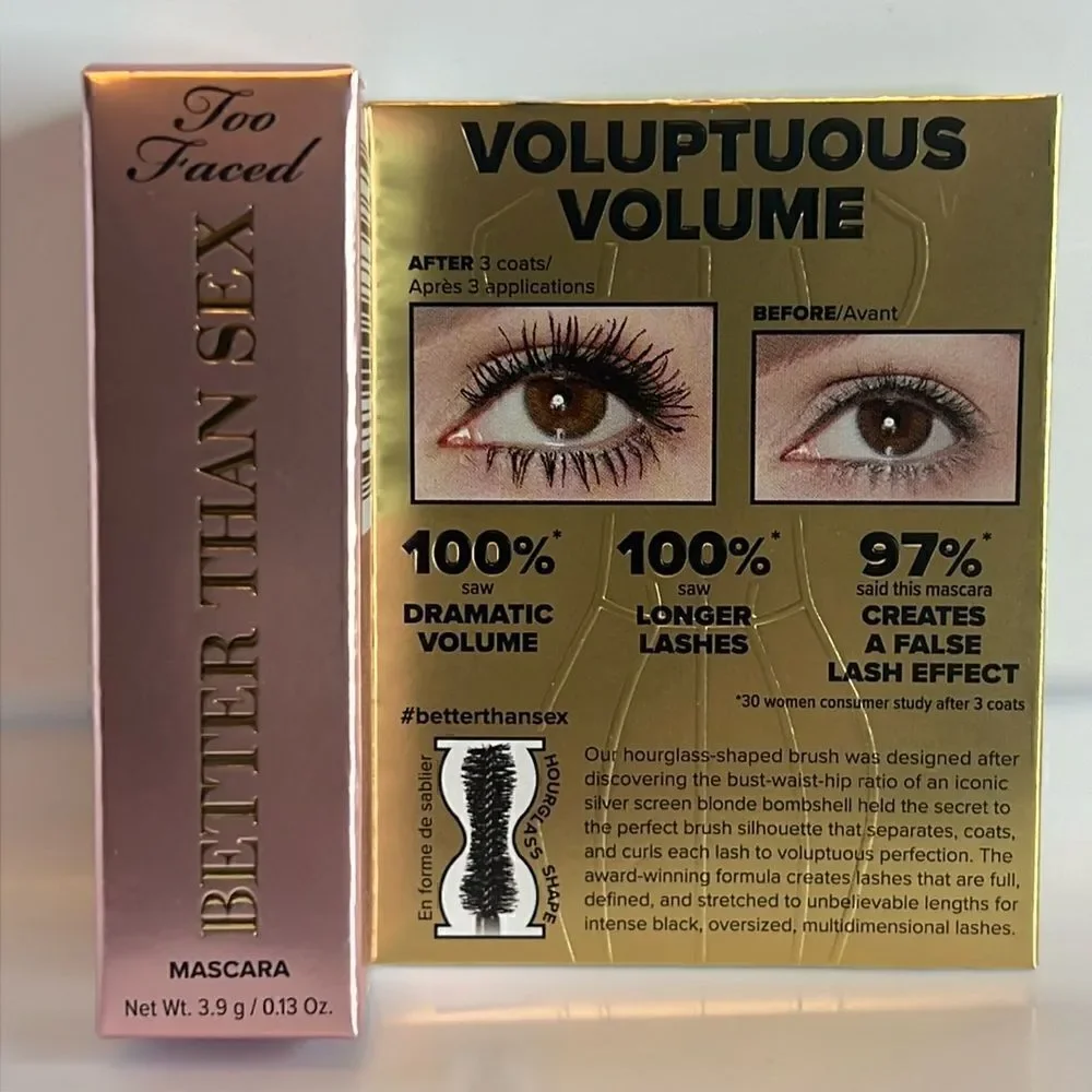 🌟$10 Too Faced Better Than Sex Mascara